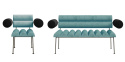 ROLL&ROLL furniture set: sofa + 2 armchairs