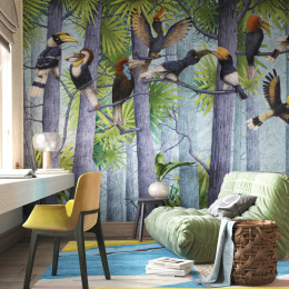 Wallpaper wall Hornbill