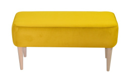 Ławka tapicerowana Milo żółta