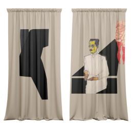 Couple curtain set