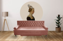 Sofa tapicerowana BAROQUE różowy