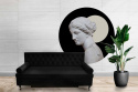 Sofa tapicerowana BAROQUE czarna