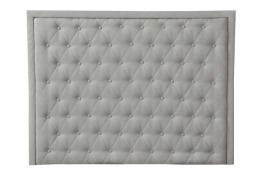 Quilted headboard white