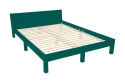 Łóżko DABI 160cm x 200cm zielony butelkowy