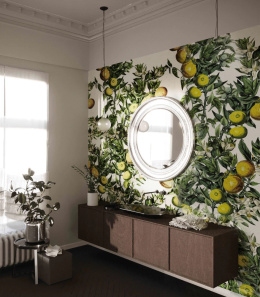 Lemon wallpaper by Wallcolors
