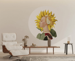 Wanddekoration - DOTS Mrs. Sunflower Wandbild