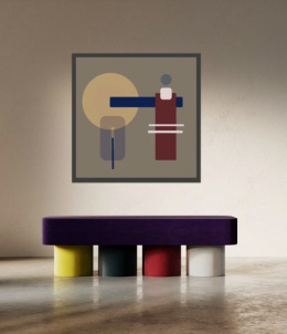 LE CORBUSIER COLORS upholstered bench