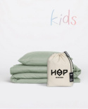 Zestaw pościeli dla dzieci - czysta bawełna PURE -szałwiowa zieleń