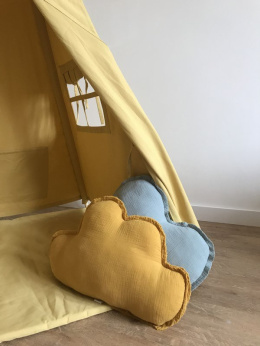 Mustard Cloud Pillow 