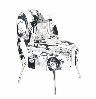 COMICS upholstered armchair