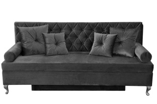 BAROQUE upholstered sofa with sleeping function