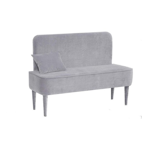 PASTEL upholstered bench with backrest