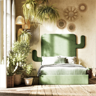 Cactus Upholstered bed