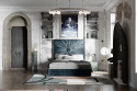 Łóżko tapicerowane OBJECT no 1 błękitny