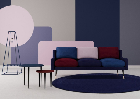 PLUM 4 gepolstertes Sofa