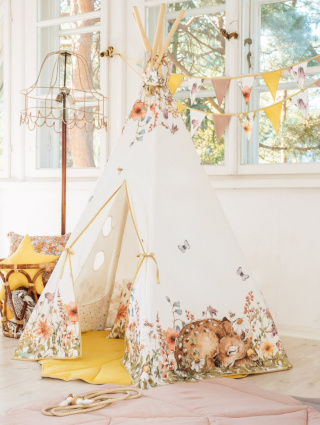 Teepee tent for children "Wildflowers"