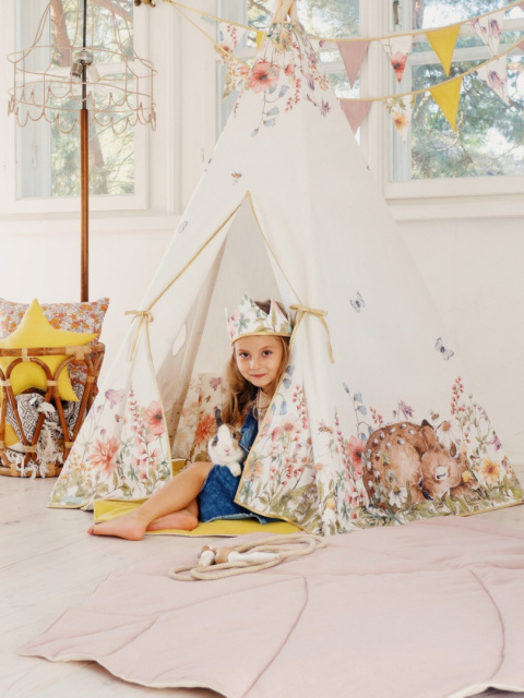 Kinder es Tipi Zelt 'Wildblumen'