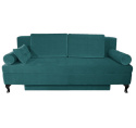 Versal turquoise upholstered sofa