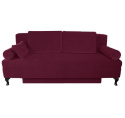 Versal burgundy upholstered sofa