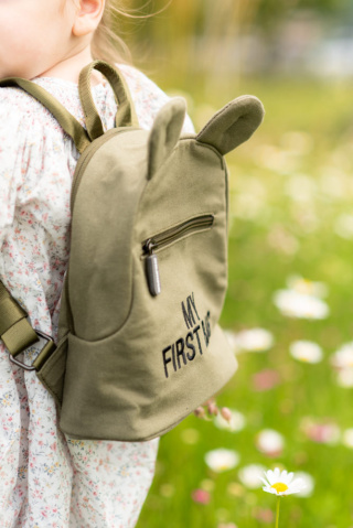 Childhome Plecak dziecięcy My first bag Kanwas Khaki