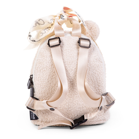 Childhome Plecak dziecięcy My First Bag Teddy Bear White (Limited Edition)