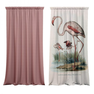 Komplet zasłon Flamingos