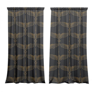 Cranes curtain set