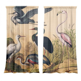 A set of curtains Heron