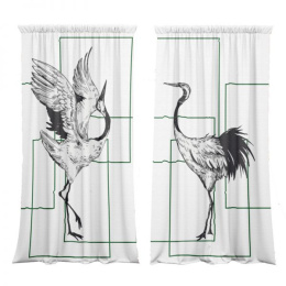 A set of curtains In Cage