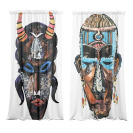 A set of curtains Mask
