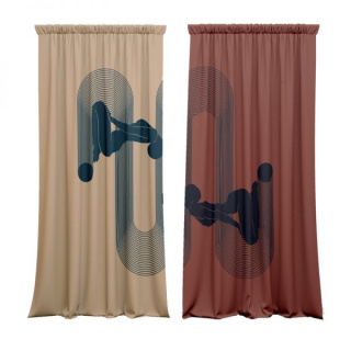 Screen curtain set