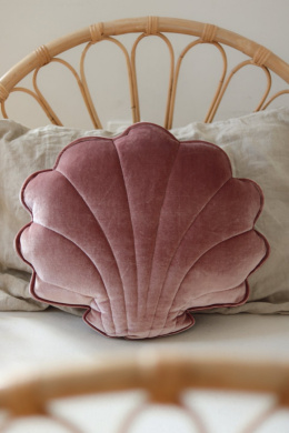 Velvet shell pillow 