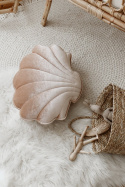 Aksamitna poduszka muszla "Beżowa perła"