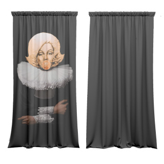 A set of Worse than You curtains