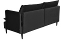 Sofa tapicerowana Floxy czarna