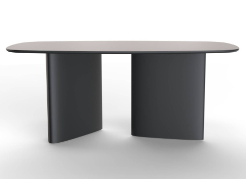 Cells LEUKO table 180x100cm S-Matt black