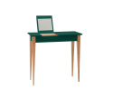 MAMO dressing table with mirror - 65x35cm bottle green