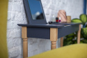 MAMO dressing table with mirror - 85x35cm graphite