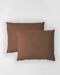 2 x Pillowcase – Pure Cotton – Rust Brown