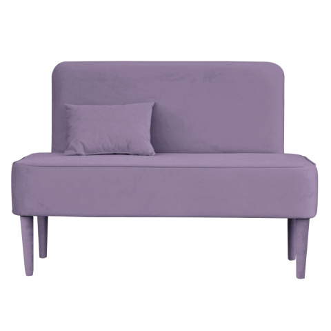 PASTEL upholstered bench with backrest