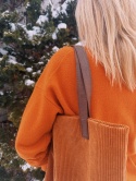 Mr.m Cord S bag, ore - ears, natural leather