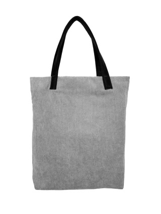 Mr.m Cord S Tasche, grau – Ohren, Naturleder