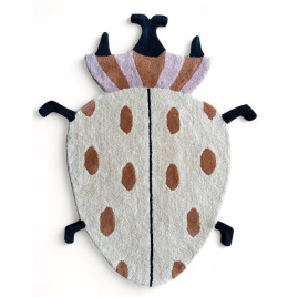 Max Beetle Wollteppich 120 x 96 cm handgetuftet