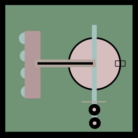 GRAFIKA NA PŁÓTNIE - LE CORBUSIER NO.1