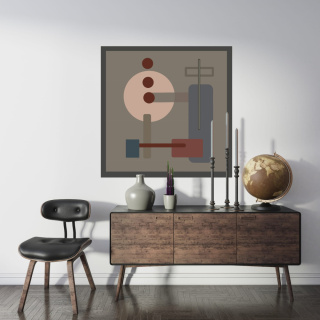 ARTWORK ON CANVAS - LE CORBUSIER NO.4