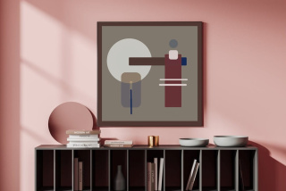 ARTWORK ON CANVAS - LE CORBUSIER NO.5