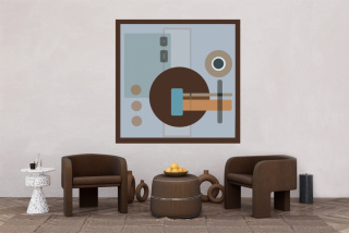 ARTWORK ON CANVAS - LE CORBUSIER NO.6