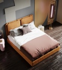 Upholstered bed frame