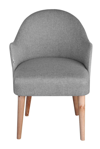 EMI HERRINGBONE upholstered armchair