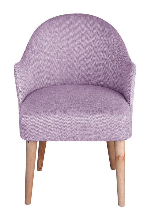 EMI herringbone upholstered armchair